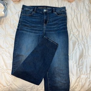 American Eagle Next Level Stretch Dark Wash Skinny Jeans